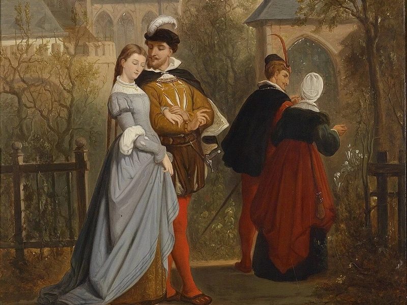 1827-Hendrik Frans Schaefels - Scena dal Faust di Goethe